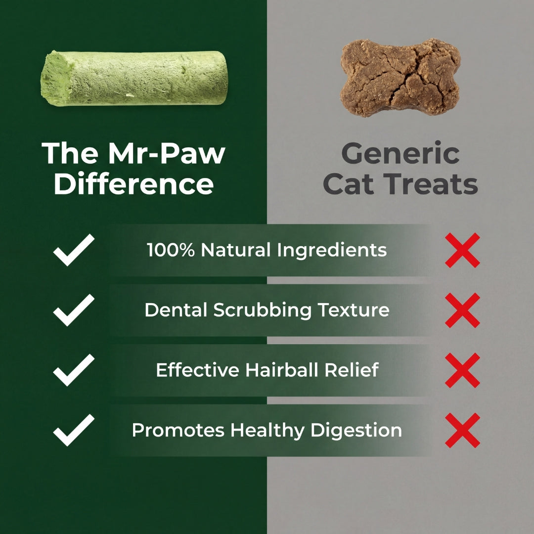 Cat Dental Sticks - Cleans Teeth. Ends Hairballs. Naturally.