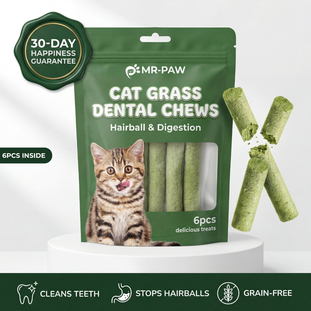 Cat Dental Sticks - Cleans Teeth. Ends Hairballs. Naturally.