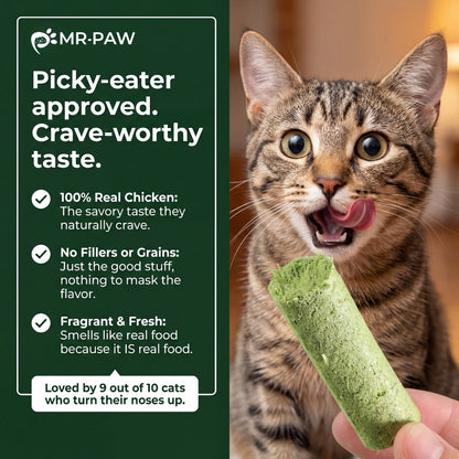 Cat Dental Sticks - Cleans Teeth. Ends Hairballs. Naturally.